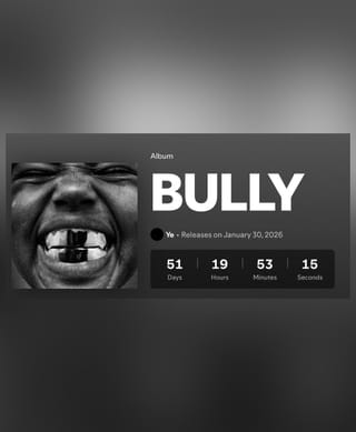 Anticipation Builds as Kanye West Confirms ‘BULLY’ Release Date