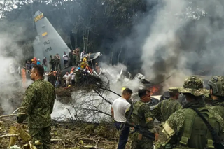 Military Plane Carrying 80 Soldiers Crashes In Colombia Near Peru Border