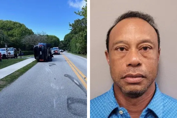 Woods Released on Bail After Arrest Following Crash